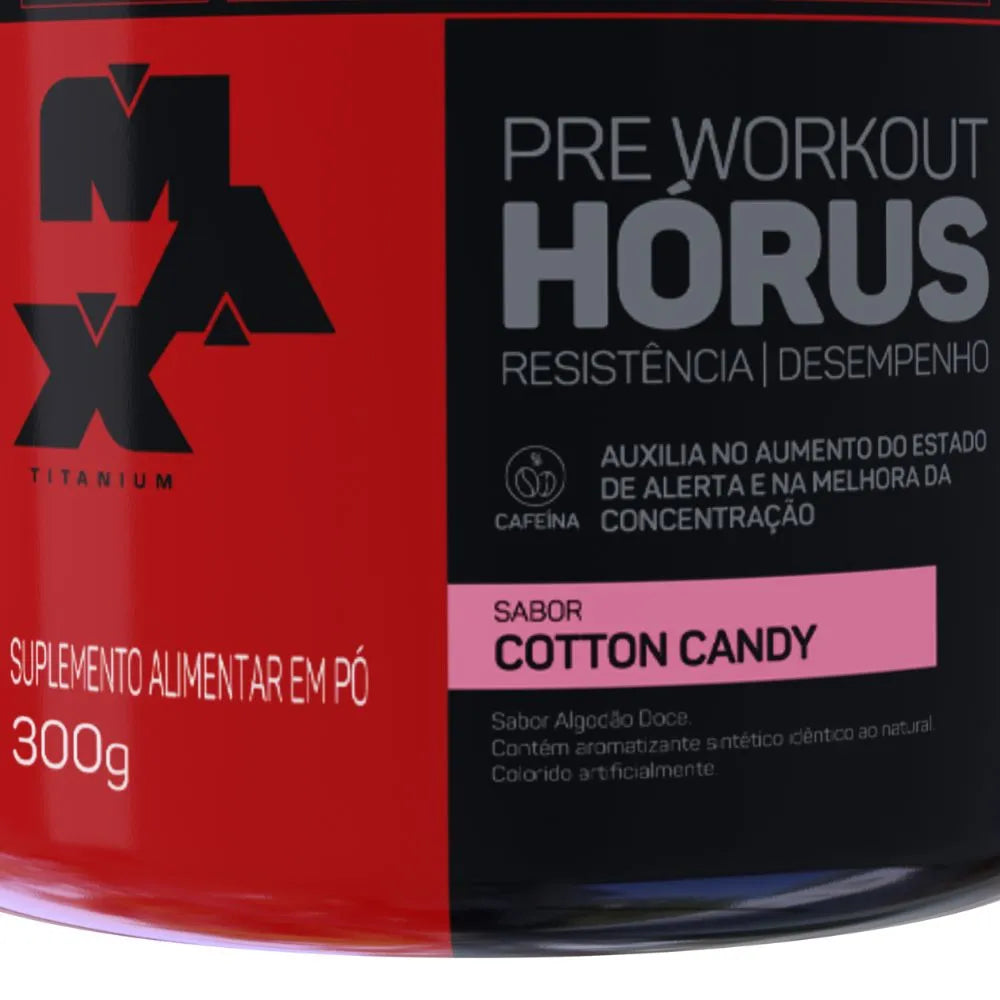 Pre Workout Hórus (300g) - Max Titanium