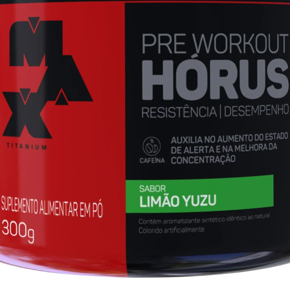 Pre Workout Hórus (300g) - Max Titanium