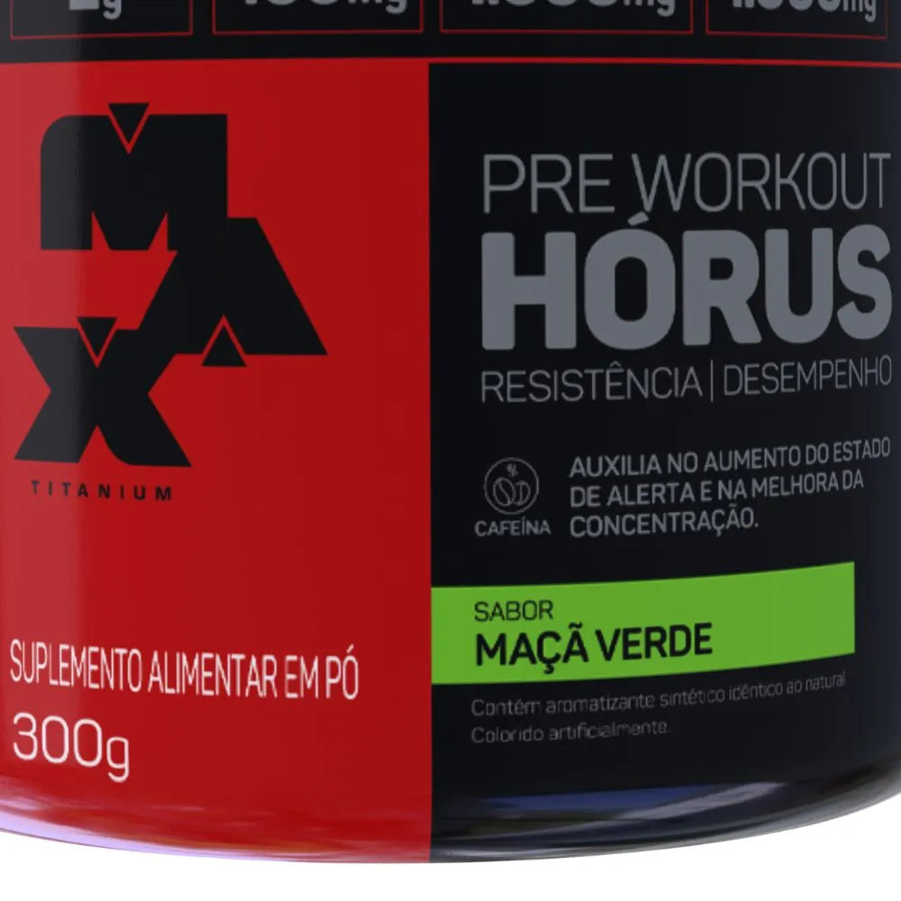 Pre Workout Hórus (300g) - Max Titanium