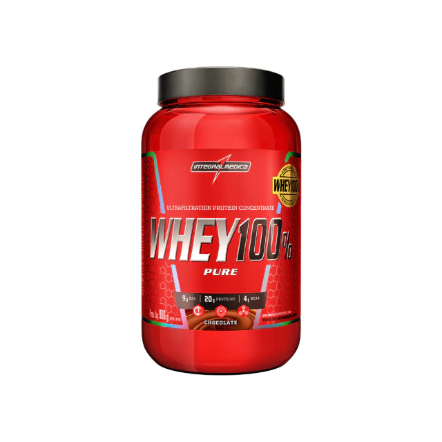 Whey Protein 100% Pure Pote (900g) - Integralmédica