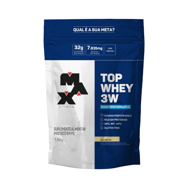 Whey Protein Top Whey 3W + Performance (1,8kg) - Max Titanium