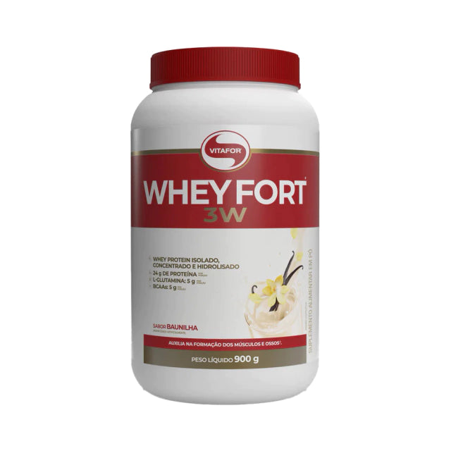 Whey Protein Fort 3W (900g) - Vitafor