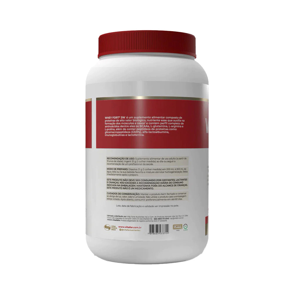 Whey Protein Fort 3W (900g) - Vitafor